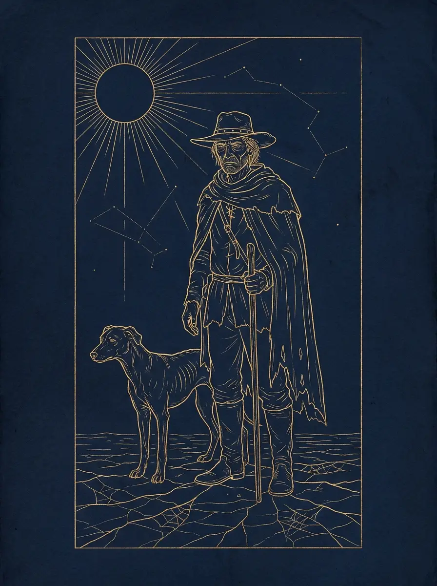 Ilustração de Fabiano, de Vidas Secas